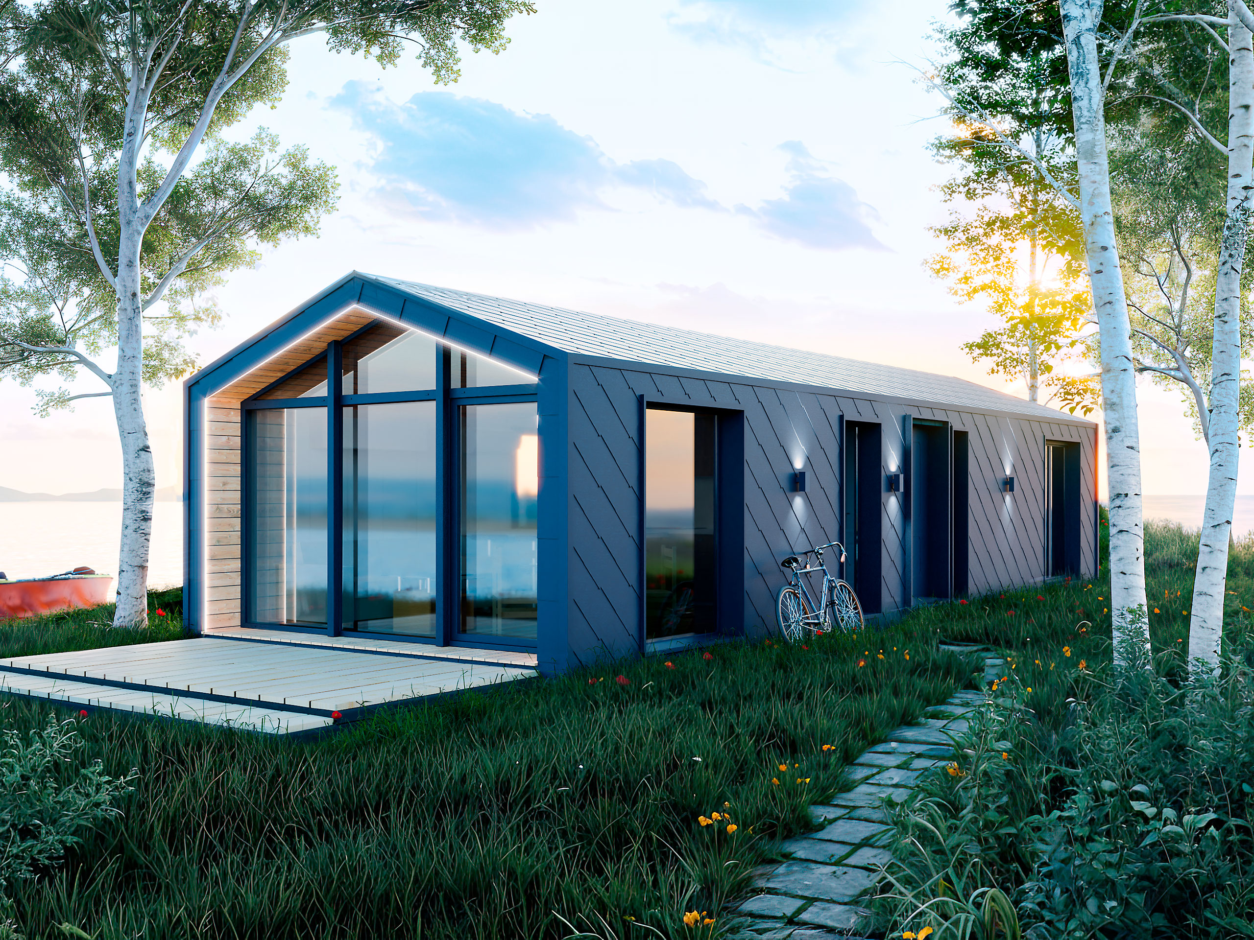 Letniskowo Silver Moon Wohnhaus - Mobilheim Kolbe