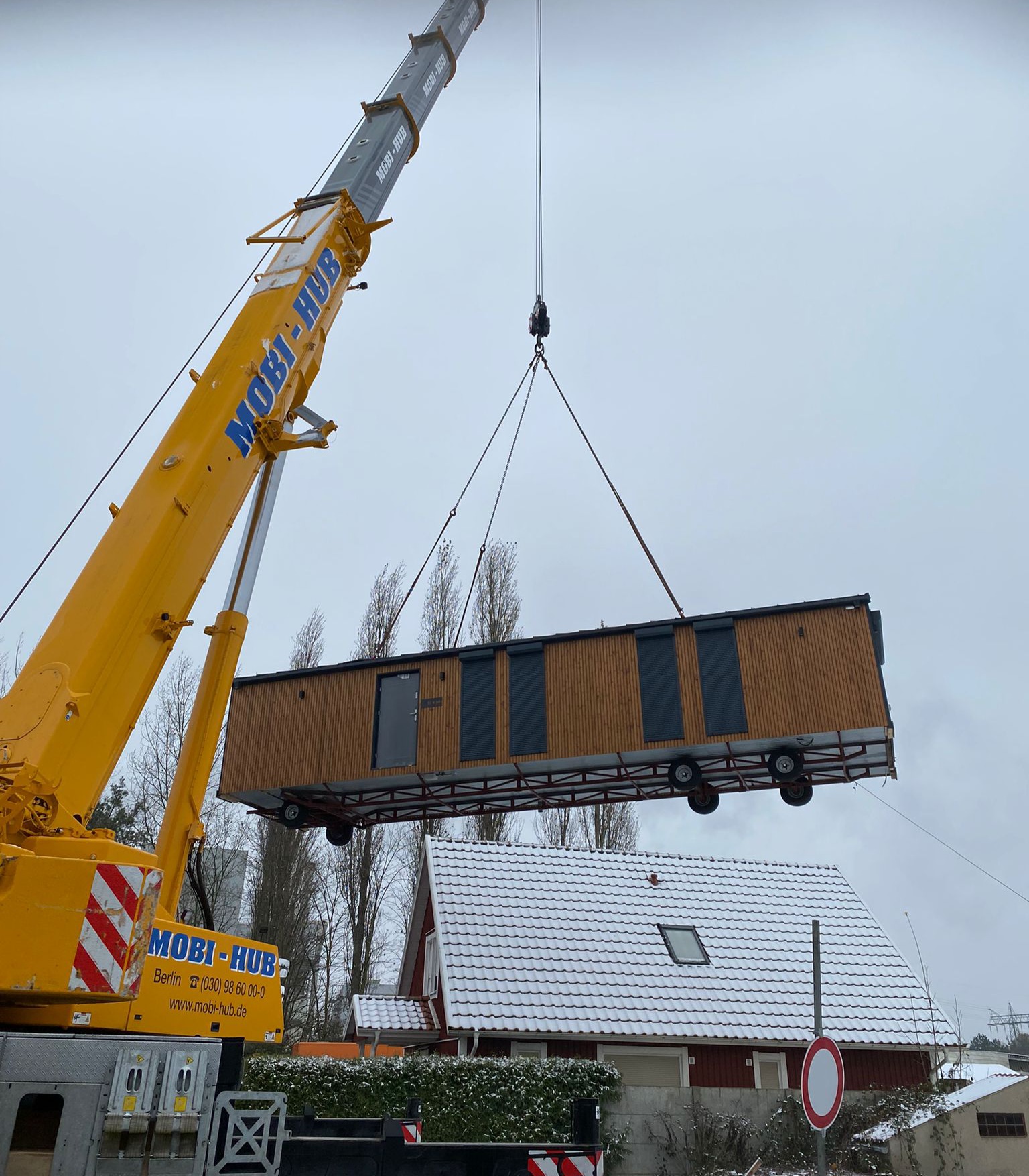 Mobilheim Lieferung Kranung - Mobilheim Kolbe