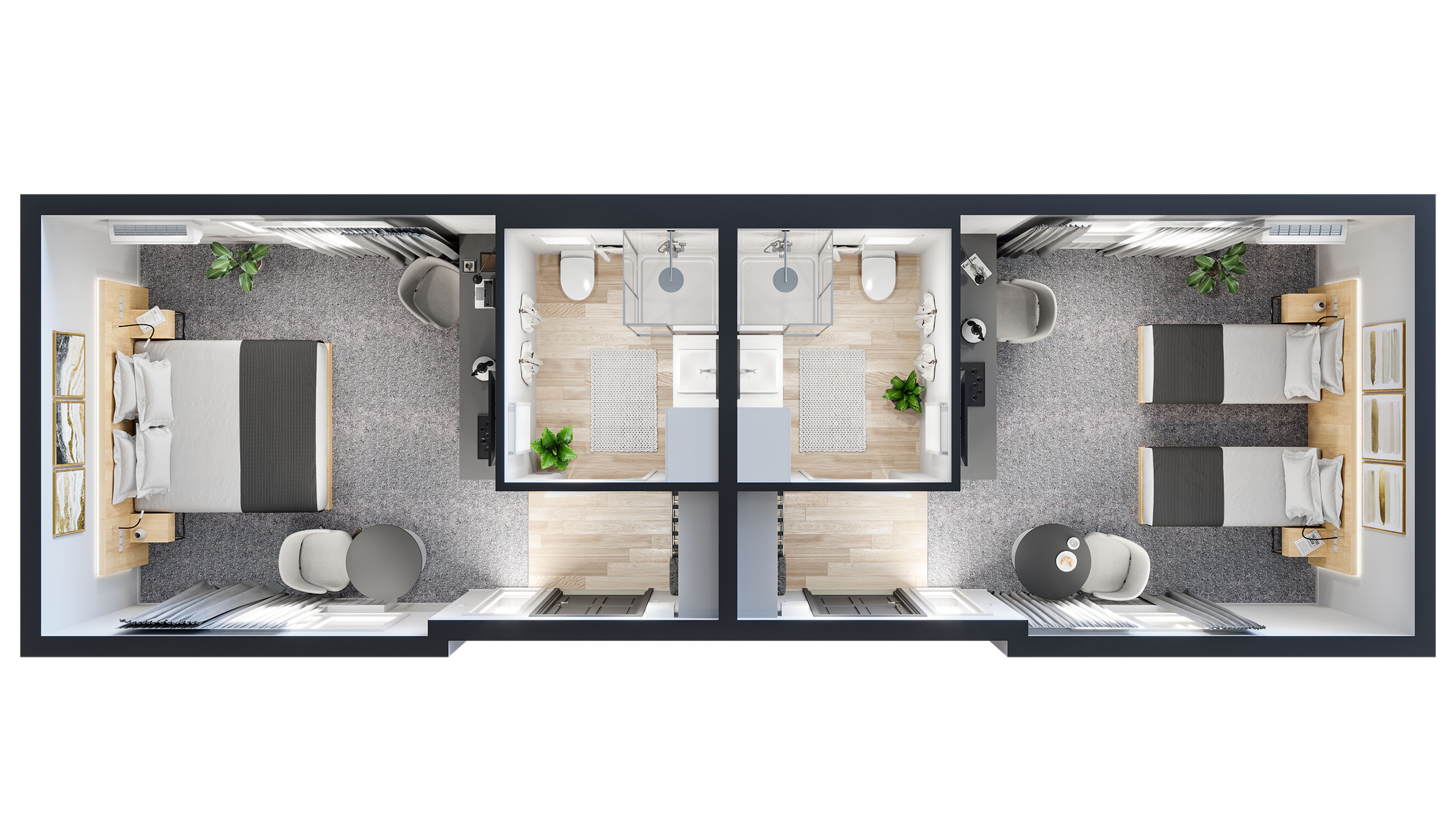 Twins Mobilheim von Letniskowo