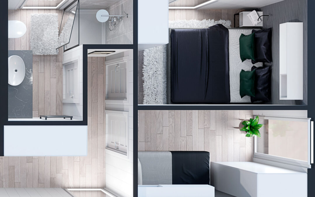 Wie viele Zimmer lassen sich sinnvoll auf der Fläche realisieren?