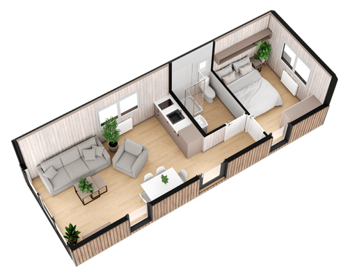 1 Schlafzimmer